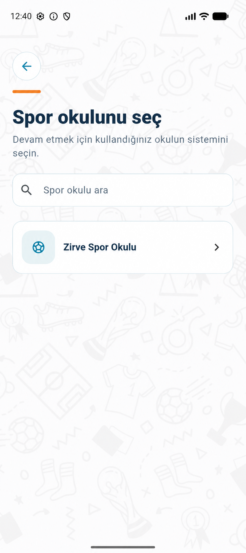 GloWes okul seçimi ekranı